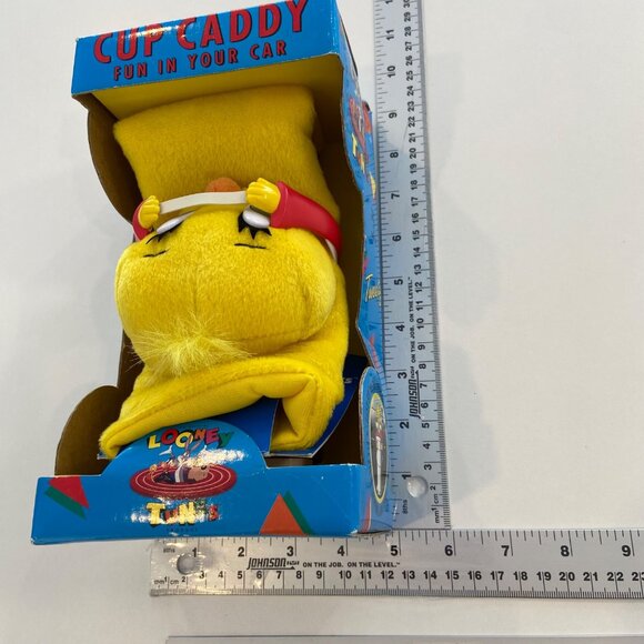 Vintage New Looney Tunes Tweety Cup Caddy 1994 Fun In Your Car Holder Ages 5+ Ha - Picture 9 of 11